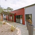 The Purist Gallery in the Margaret River wine region of Western Australia features wall and roof cladding made from COLORBOND® steel. Architect Max Ball designed the home gallery to showcase his wife's paintings and his jewellery designs.