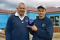 Jayson Wilson (right) was named the 2002/03 COLORBOND® steel Building Apprentice of the Year. He was nominated by his supervisor Ian Smith (left) of Peter Carr Plumbing, who has been impressed by Jayson's enthusiasm, work ethic and attention to detail.